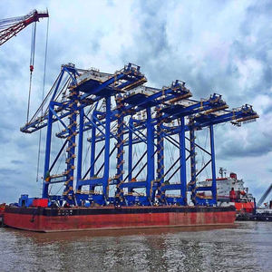 الصين مصنع بيع مباشر سفينة الشاطئ جسر مزدوج رصيف رافعة جسرية - Product Image 2