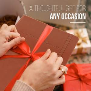 Prompt Women Men Guide Gratitude A5 Diario de reflexión diaria con logotipo personalizado y páginas internas - Product Image 6