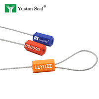 Sello de Seguridad Hexagonal de Plástico YTCS107 de 1.8 mm para Prevenir Manipulaciones en Contenedores
