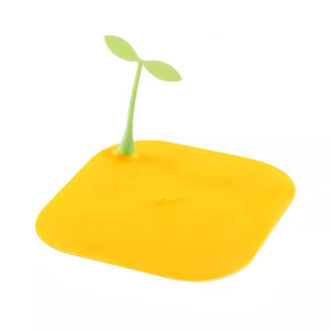 Creative bean sprout <b>drain</b> <b>cover</b>, odor-proof, anti-clogging, insect-proof, and odor-proof bathroom <b>drain</b> <b>cover</b> wholesale. - Product Image 5
