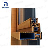 Profilé plastique Série à battant innovante Solutions de profilés UPVC Profilé extrudé Pvc avec renfort en acier