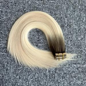 Facile à appliquer et à enlever la colle sûre Extensions <span class=keywords><strong>de</strong></span> cheveux russes Vente en gros Extensions avec bande Injection <span class=keywords><strong>de</strong></span> cheveux humains - Product Image 5