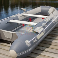 Bateau gonflable pour 3 6 8 personnes 230 280 330cm Bateau de sauvetage gonflable en PVC de 8 pieds pour la plongée