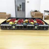 Amplificateur de puissance 4x1300W quatre canaux de classe D 1U de qualité commerciale KFKD pour l'aménagement sonore des clubs KTV