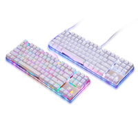 Motospeed Baru K87S Keyboard Mekanikal Berkabel USB Outemu Kailh Switch Gamer Keyboard 87 Tombol RGB Mechanical Gaming Keyboard