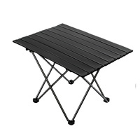 Table pliante en acier au carbone, design 'Egg Roll', portable, pour camping, pique-nique, barbecue et jardin