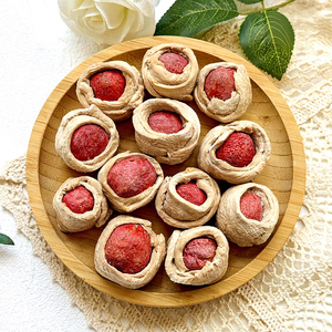 Snack para Mascotas, Rollo de Pato, Vegetales de Espino, Liofilizado, Alto en Proteínas, Sin Granos, Recompensa de Entrenamiento para Perros <span class=keywords><strong>y</strong></span> Gatos, para la <span class=keywords><strong>Salud</strong></span> de la Piel <span class=keywords><strong>y</strong></span> el Pelaje - Product Image 4