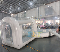 En stock Maison à bulles gonflable rebondissante Trampoline gonflable Dôme à bulles gonflable Tente 3m 4m 5m Maison à bulles pour enfants