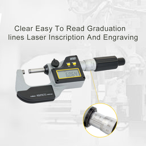 IP65 Rated Digital Asimeto <b>Micrometer</b> Dust & Water Resistant for Harsh Workshop Environments Long Service Life - Product Image 3
