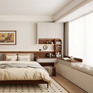 Melinco Stüdyo Daire Dolap Yatak, Uyumlu Duvarlar ve Katlanır Kapı ile Alan Tasarrufu Sağlayan Mobilya Çözümü Dolap - Product Image 4