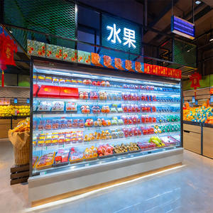 Réfrigérateur commercial monotempérature à tiroirs, <span class=keywords><strong>armoire</strong></span> <span class=keywords><strong>haute</strong></span> grande capacité, sans givre, à refroidissement par air, pour supermarché - Product Image 5