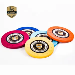 Custom Sticker Poker Chips Casino Roulette Game Clay Poker Chip