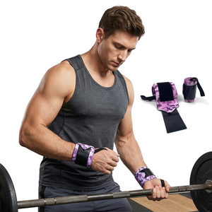 Muñequeras Deportivas Personalizadas, Resistentes, Suaves, Transpirables y Antideslizantes para Gimnasio, Fitness, Levantamiento de Pesas, Entrenamiento, Culturismo y Protección de Manos - Product Image 1