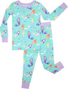 <span class=keywords><strong>Pyjama</strong></span> en bambou pour enfants filles ensemble personnalisé fruits imprimé enfants pyjamas à manches longues deux pièces pyjamas tenue - Product Image 5