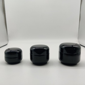 Wholesale 500ml 1L <strong>Large</strong> Packaging Wide Mouth Black UV Violet Glass Storage Container <strong>Jar</strong> With Screw Top Lid - Product Image 3