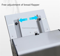Trancheuse à pain automatique continue pour pain de mie, hamburger, toast, trancheuse à pain automatique, machine à trancher le pain électrique, 50 nouveaux produits 2020