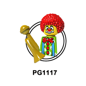 PG8087 мультяшный накачивающий Минотавр, летучая мышь-вампир, Йети, Бигфут, морковь, человек, мини-кирпичи, строительные блоки для детей, игрушки - Product Image 4