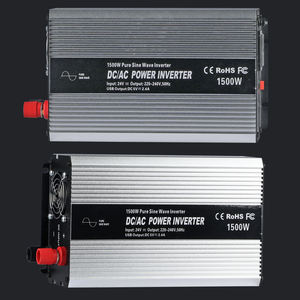 อินเวอร์เตอร์เพียวไซน์เวฟ<span class=keywords><strong>12</strong></span><span class=keywords><strong>โว</strong></span><span class=keywords><strong>ล</strong></span><span class=keywords><strong>ต์</strong></span>ความถี่สูง1500วัตต์เครื่องชาร์จพ<span class=keywords><strong>ล</strong></span>ังงานแสงอาทิตย์ DC <span class=keywords><strong>12</strong></span><span class=keywords><strong>โว</strong></span><span class=keywords><strong>ล</strong></span><span class=keywords><strong>ต์</strong></span> AC สำหรับรถยน<span class=keywords><strong>ต์</strong></span><span class=keywords><strong>แปลง</strong></span><span class=keywords><strong>ไฟ</strong></span>อินเวอร์เตอร์กำลังสูง - Product Image 2