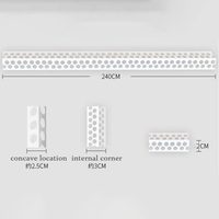 Halong Vente Chaude Nouveaux Profils en PVC pour la Protection des Murs, Cornières en PVC pour le Plâtrage