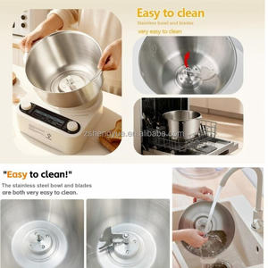 Batteur sur socle <span class=keywords><strong>professionnel</strong></span> 7L avec crochet pétrisseur pour la pâtisserie et la fabrication de gâteaux, mélangeur de cuisine électrique multifonctionnel planétaire - Product Image 6