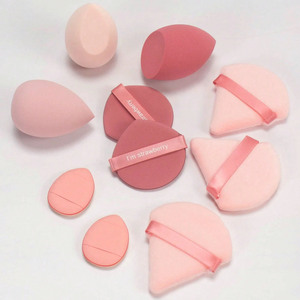 Precio de fábrica <span class=keywords><strong>Kit</strong></span> de esponja de belleza 10PCs Puff de maquillaje sin látex Licuadora de esponja de dedo suave de alta elasticidad - Product Image 4