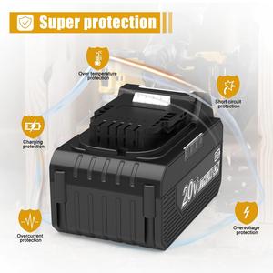 Batterie di ricambio ricaricabili agli ioni di litio 18650 per trapani avvitatori a batteria e utensili elettrici da 20V - Product Image 2