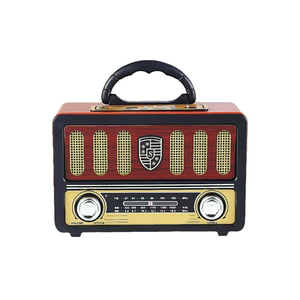 Radio portable multifonctionnelle vintage en bois avec lecteur MP3 Bluetooth et bandes FM AM SW, radio de poche pour l'extérieur et la maison - Product Image 5