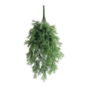 <b>Artificial</b> Hanging Green Plant Fishtail <b>Grass</b> Bundle 30cm-100cm Indoor Home Decoration Christmas Wedding Props - Product Image 5