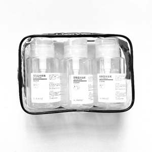 Custom Size logo Plastic <b>Makeup</b> Zipper Bag Portable Waterproof Cosmetic Bags Outdoor Travel Dustproof PVC Storage Bag - Product Image 5