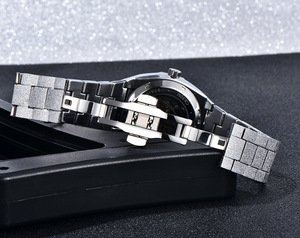 BENYAR Unisex Mechanical <b>Watch</b> Stainless Steel <b>Skeleton</b> 41mm <b>Automatic</b> Movement Luxury Fashion Tourbillon 24mm Folding Clasp - Product Image 4