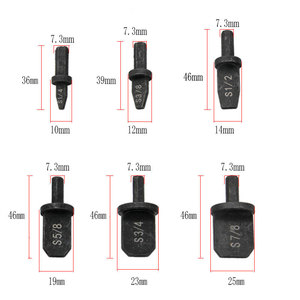 6-Piece Copper Tube Expander <b>Reamer</b> Electric Expansion Head air Conditioner Maintenance Tool Set - Product Image 5