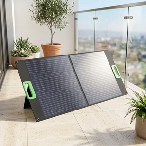 Panneau solaire monocristallin pliable 100W 18V IP65 étanche certifié TUV haute efficacité chargeur portable compatible - Product Image 1