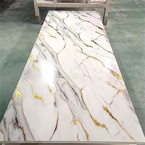 Panel de Pared de Cristal de Carbono de Bambú, Revestimiento de PVC con Diseño Floral, Decoración de Interiores, Chapa de Fibra de Roca, Losa de Mármol, Tablero de Carbón - Product Image 1