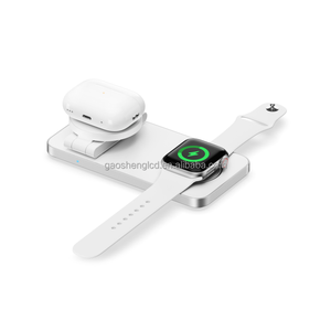 2025 Biểu Tượng Tùy Chỉnh Đa Chức Năng Kim Loại Có Thể Gập Lại Phổ Nhanh Chóng 3 Trong 1 Từ Không Dây Sạc Bàn Bảng Chủ Cho <span class=keywords><strong>Iphone</strong></span> - Product Image 4