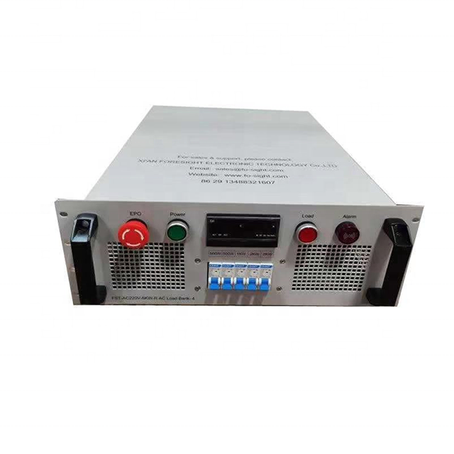 220v Single pahse 400V Three Phase 5KW 6KW UPS capability loading test pure resistive AC Dummy load bank