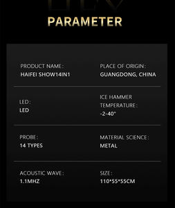 Newly Upgraded 14-in-1 Hydro Dermabrasion <b>Analyzer</b> ABS Material Multifunctional Face Care Facial Machine for Home & Clinic Use - Product Image 5