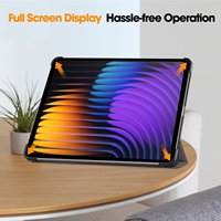 Funda Protectora Rígida Delgada para PC, Funda con Soporte de Múltiples Ángulos de Visión, Funda Tipo Folio Rígida para Xiaomi Pad 7 y 7 PRO de 11.2 Pulgadas