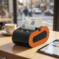 Printer Thermal Mini Portabel 80mm dengan Baterai Isi Ulang Nirkabel Bluetooth