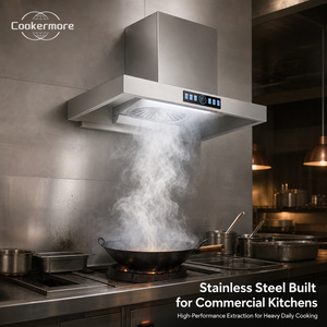 Hotte de cuisine professionnelle 750 mm à tête unique 1000 W en acier inoxydable avec commande tactile 36 m³/min Fabricant OEM ODM - Product Image 5