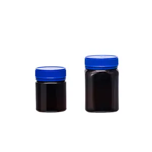 Envase de botella de poliflora pura Natural para gafas, envase original para venta de miel crudo, 500g