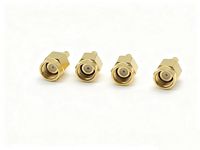Connecteur coaxial RF OSMM (entièrement en cuivre) mâle-mâle, conception à filetage interne/à broches, boîtier métallique, fiche circulaire avec perte d'insertion de 0,2 dB