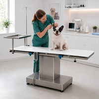 Table d'opération vétérinaire XY ACS05 avec construction en acier inoxydable 304, nettoyage facile et support stable