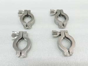 Klem KF Pin ganda vakum baja tahan karat 304 - Product Image 4