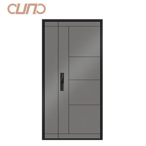 Ouna Châu Âu Khu Dân Cư Nhôm Phía Trước Cửa Ra Vào Cho Biệt Thự Bên Ngoài Nhập Chống Trộm An Ninh Cửa Nhà Chính - Product Image 1