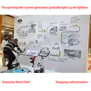 La Bicicleta Estática Genera Energía que Gradualmente Ilumina la Caja de Luz, Exhibición de Ciencias, Juegos Científicos, Juegos Interactivos, Ciencia - Product Image 3