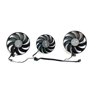 RX5700XT 5600XT 7Pin T129215SU T128010SU สำหรับ <span class=keywords><strong>Asus</strong></span> Radeon RX <span class=keywords><strong>5600</strong></span> 5700 XT TUF X3 EVO กราฟิกการ์ด OC พัดลมระบายความร้อน - Product Image 2