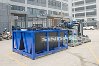 Machine à glace en flocons de 15 tonnes, 15 000 kg/24h, industrielle, entièrement automatique, refroidie par air, pour la conservation des fruits de mer, de la pêche et des aliments