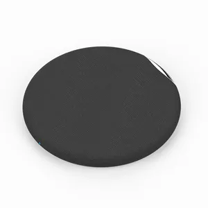 PU Leather and zinc alloy mirror bottom 15W epp wireless charger support QC3.0 fast charging