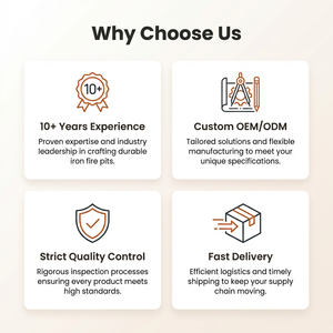 Brasero <span class=keywords><strong>de</strong></span> Hierro Resistente con Aspecto <span class=keywords><strong>de</strong></span> Hormigón Cuadrado, con Parrilla <span class=keywords><strong>para</strong></span> Asar y Pantalla Antichispas, <span class=keywords><strong>para</strong></span> Cocinar al Aire Libre en Patio o <span class=keywords><strong>Jardín</strong></span> - Product Image 2