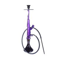 Offre Spéciale vente en gros de luxe résine shisha chicha fumer AK47 pistolet forme narguilé shisha ensemble complet portable narguilé